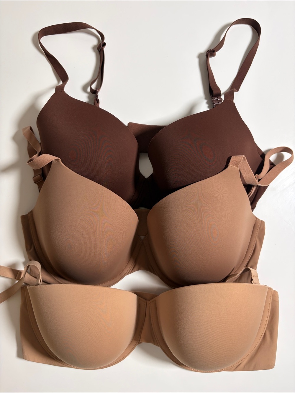 Set of 3 Gap T-Shirt Bra 34D MultiWay